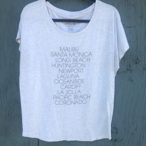 Grey California top from Salt and Pepper tees (L)